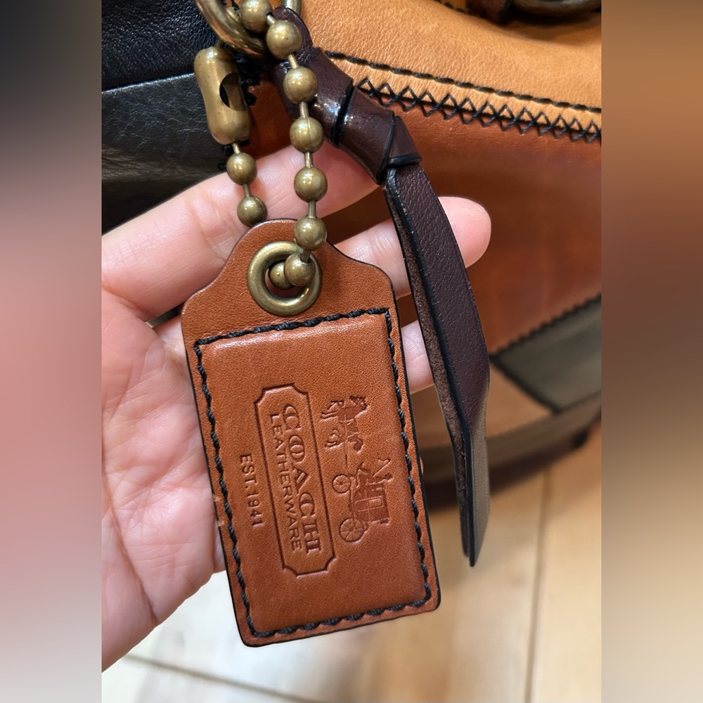 Coach Multicolor Patchwork Bleecker Bucket Bag - image 7